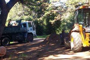 Realizan obras para mejorar la circulación en Rincón del Indio