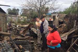 Incendio: ya no reciben donaciones a raíz de incidentes en el barrio Kennedy