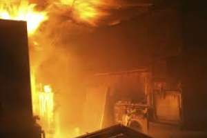 Pérdidas totales en un incendio en Maldonado