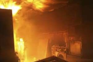 Pérdidas totales en un incendio en Maldonado