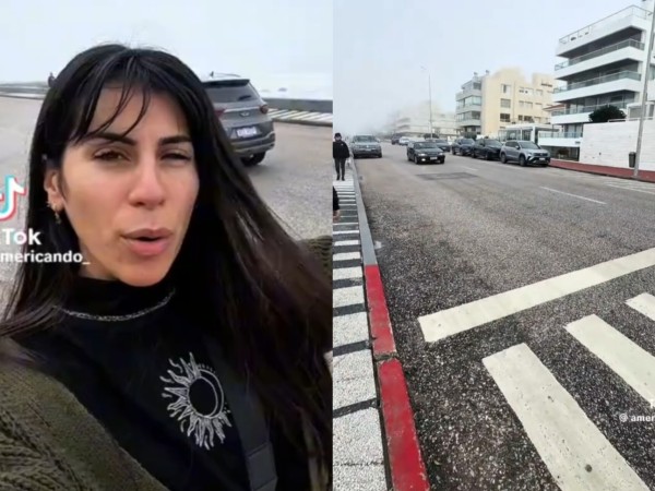 Influencer realizó una prueba en Punta del Este: ¿los conductores se detienen para ceder el paso en la cebra?