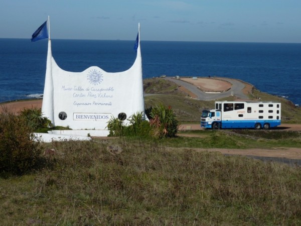 El hotelbus de República Checa estuvo en Maldonado por primera vez