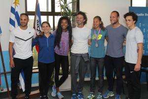 Brindaron un reconocimiento a los atletas que participaron en el Sudamericano de Paraguay