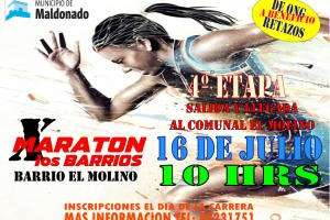 Cuarta Maratón por los barrios se cumple el domingo a beneficio de la ONG Retazos