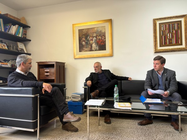 Diputado Garlo y senador Antonini se reunieron con presidente de ANEP por temas educativos de Maldonado