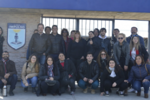 Administración se interiorizó sobre funcionamiento del Liceo Impulso