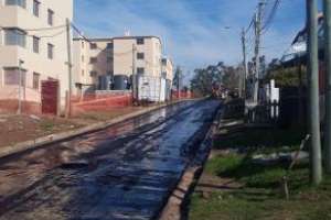 Mejoran calles y estacionamientos del barrio 14 de febrero