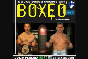 Velada de boxeo en el Campus de Maldonado