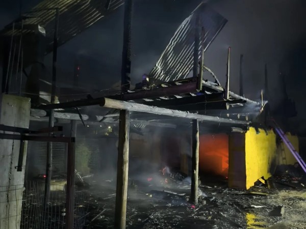 Otro incendio en Pan...