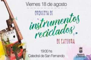 Orquesta Cateura dará un recital con instrumentos reciclados en la Catedral San Fernando