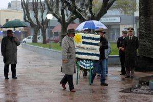 Bentancur colocó ofrenda floral por los 192 años de la Independencia