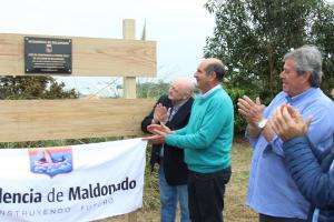 Antía colocó la piedra fundamental de la segunda pista de ciclismo