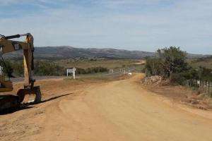 Cambiaron trazado de camino La Bayana en el cruce de ingreso a la Ruta 39