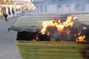 Incendió un contenedor de basura en Maldonado Nuevo y terminó en la cárcel