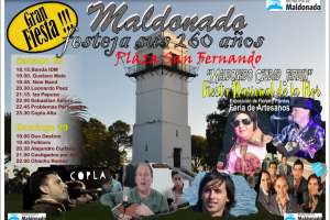 Organizan una gran fiesta para celebrar los 260 años de Maldonado