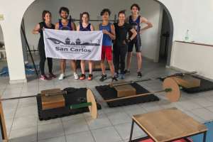Escuela de levantamiento de pesas de San Carlos competirá en Montevideo
