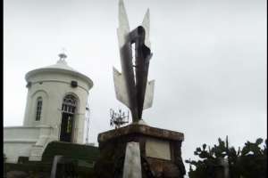 Reinauguran monumento Virgen de los Alpinos en Cerro San Antonio