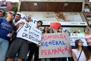 Funcionarios despedidos de Latam se manifestarán en Laguna del Sauce