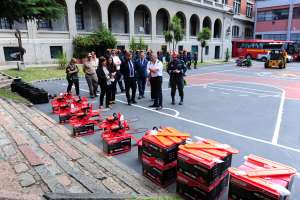 Bomberos recibió elementos para combate de incendios forestales y rescate de personas