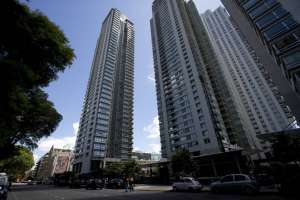 Ya comenzó el movimiento de tierras para la construcción de la torre Le Parc 3 en la Brava
