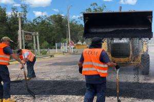 Realizan mejoras en la Ruta 71, en la zona del balneario Las Flores
