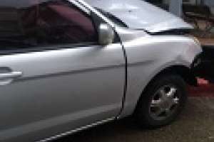 Vehículo que trabaja para Uber sufrió accidente y pasajero resultó herido