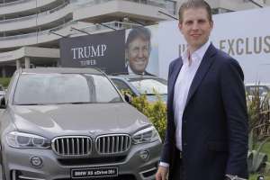 Eric Trump está en Punta del Este: caminó por la Rambla Lorenzo Batlle