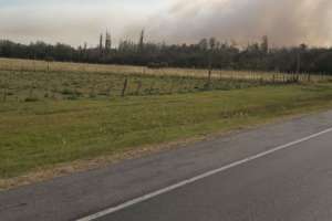 Los focos ígneos sobre ruta 9 están controlados pero no extinguidos