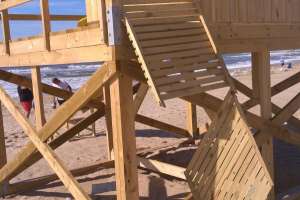 Temporada: Casetas de guardavidas y cartelería de playa objeto de vandalismo permanente