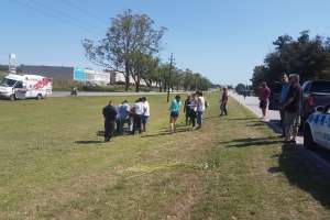 Un peatón fue embestido y resultó con lesiones leves