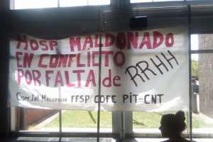 El gremio de Salud Pública anunció que está aplicando medidas en el Hospital de Maldonado