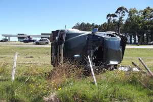 Una niña con traumatismo encefalocraneano al volcar la camioneta en la que viajaba