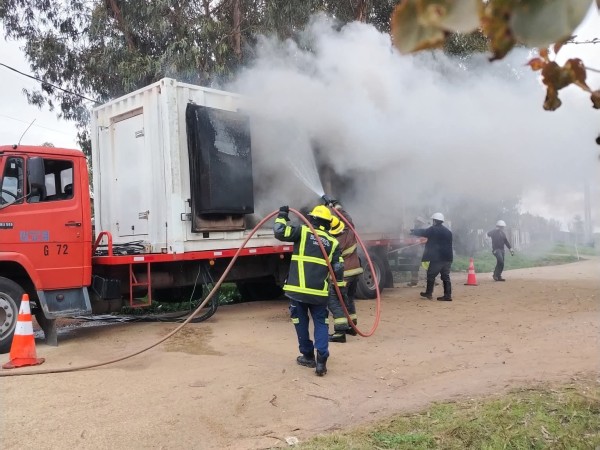 Balneario Buenos Aires quedó sin luz por incendio de generador