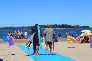 Playa Accesible de Punta del Este extenderá el servicio hasta Semana de Turismo inclusive