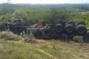 Vuelco de camión en ruta 12 provocó la muerte de su conductor
