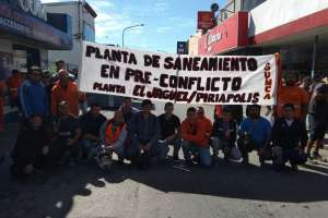 Trabajadores de la planta de saneamiento de El Jagüel van a iniciar paros sorpresivos