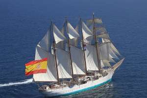 Los dos tripulantes del buque escuela español internados en Hospital Militar serán dados de alta