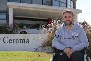Joan Orrego se prepara para iniciar su tratamiento de rehabilitación en Cerema