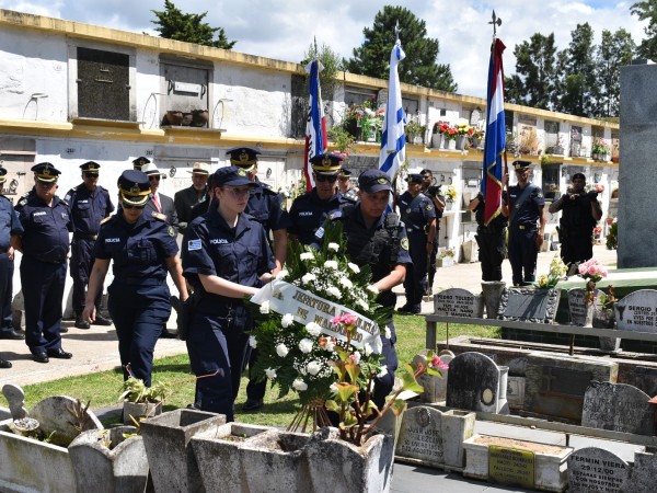Recordaron a los policías que han muerto en ejercicio de su profesión
