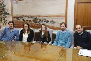 Antía recibió a jóvenes emprendedores para avanzar en la concreción del “Campus Party”