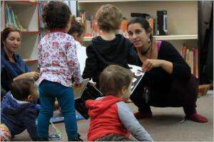 Gran asistencia de niños en las actividades por el Mes del libro