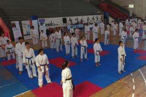 Seminario y competencias de karate tradicional se cumplen en el Campus