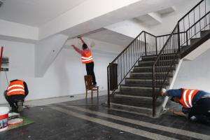 Adicciones: personas en rehabilitación acondicionan espacio del Campus