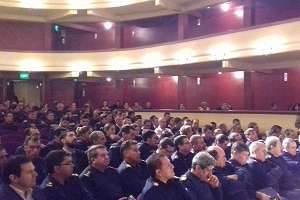 Realizaron en San Carlos un reconocimiento a los policías destacados por su labor en el primer semestre