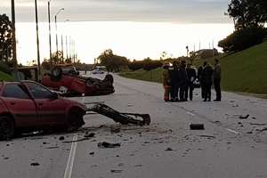 Accidente con dos fallecidos y dos heridos graves en la Ruta 39, en la salida de San Carlos