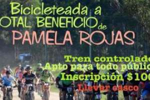 Bicicleteada a total beneficio de Pamela Rojas