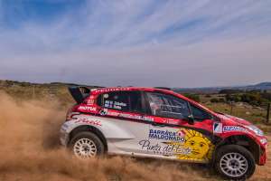 Rodrigo Zeballos y Sebastián Dotta compiten en el Rally de Santa Cruz, en Bolivia