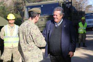 Fortalecen obras en La Capuera, Arcos de Portezuelo, El Pejerrey y Ocean Park con apoyo del Ejército