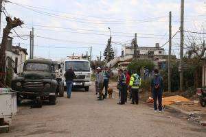 Retiraron residuos y chatarra que obstaculizaban el tránsito en barrios Hipódromo y Maldonado Nuevo