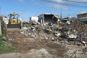 Intervinieron predio abandonado en Maldonado Nuevo, por problemas de inseguridad y falta de higiene